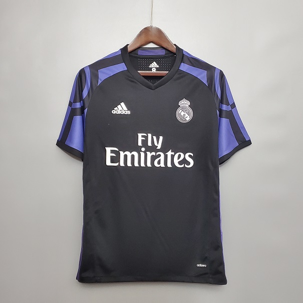 AAA Quality Real Madrid 16/17 Third Black Soccer Jersey